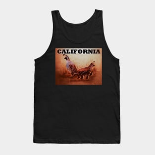 California Quail Tank Top